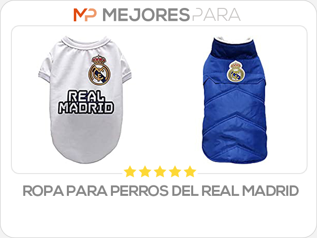 ropa para perros del real madrid