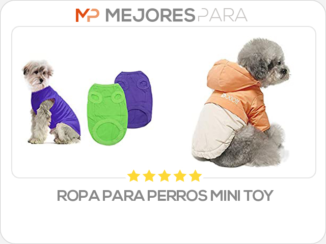 ropa para perros mini toy