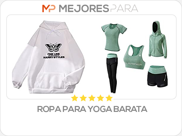 ropa para yoga barata