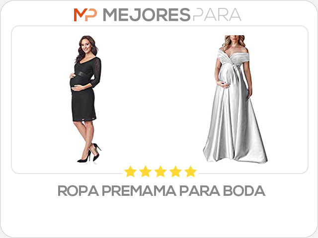 ropa premama para boda