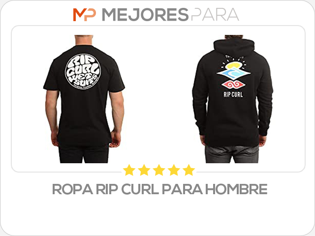 ropa rip curl para hombre