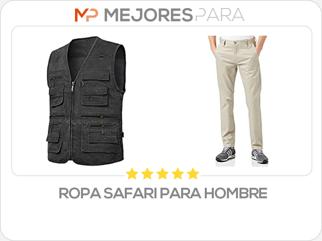 ropa safari para hombre