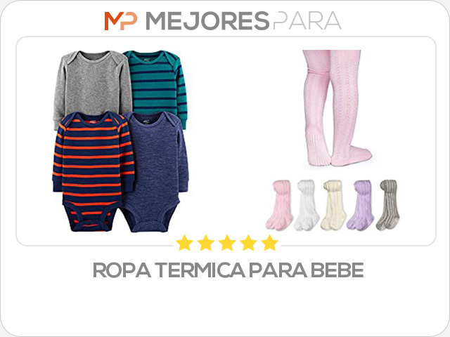 ropa termica para bebe