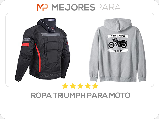 ropa triumph para moto