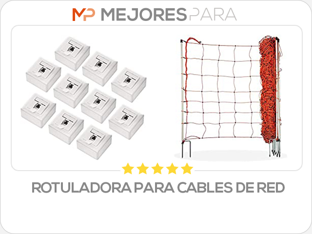 rotuladora para cables de red