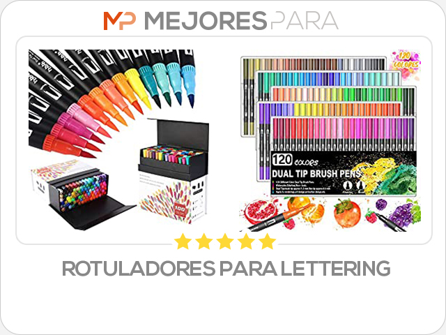 rotuladores para lettering