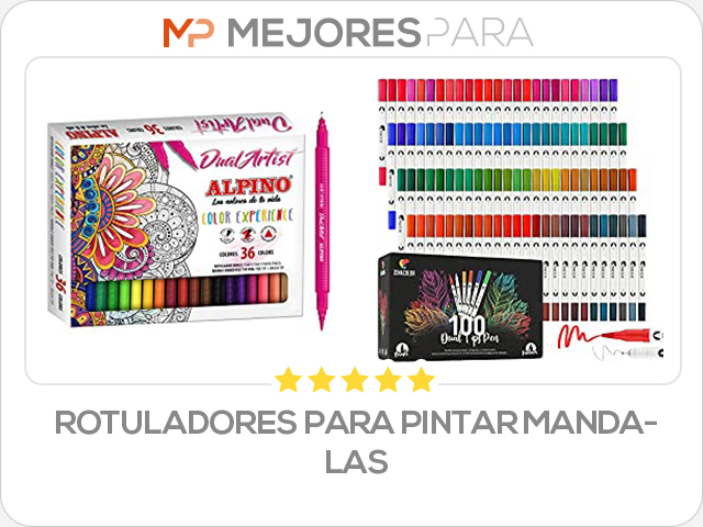 rotuladores para pintar mandalas