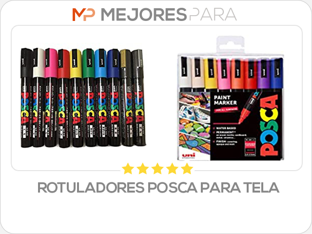 rotuladores posca para tela