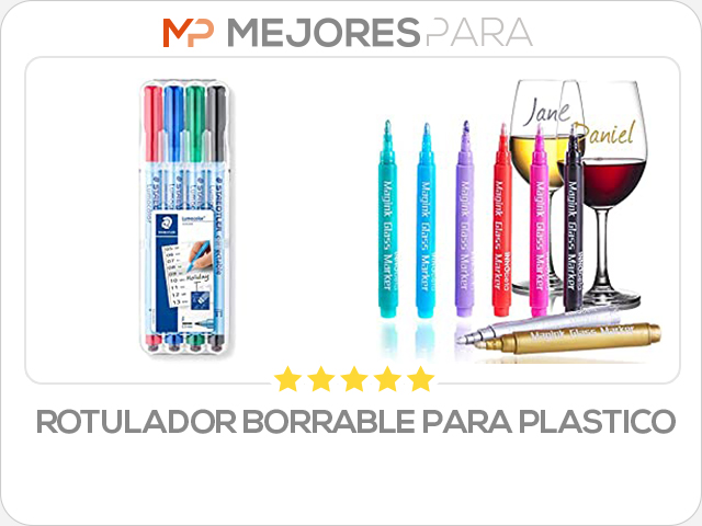 rotulador borrable para plastico