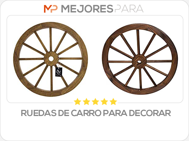 ruedas de carro para decorar