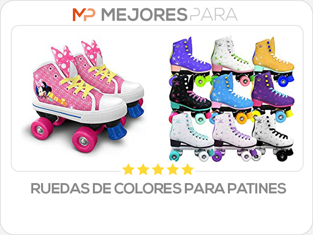 ruedas de colores para patines