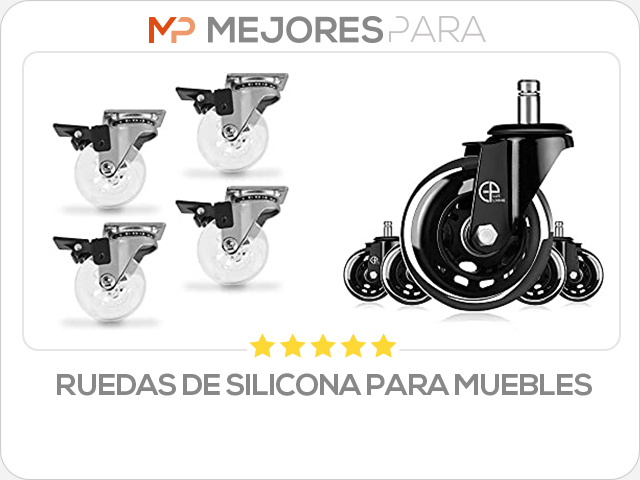 ruedas de silicona para muebles