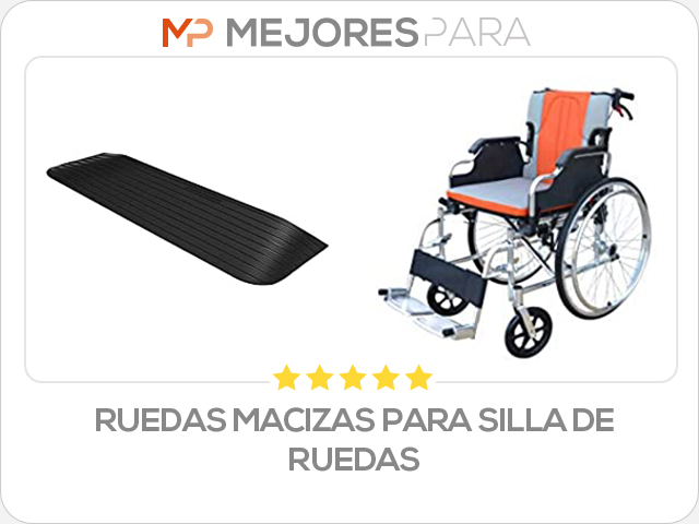 ruedas macizas para silla de ruedas