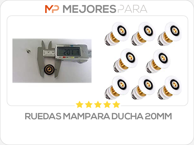 ruedas mampara ducha 20mm