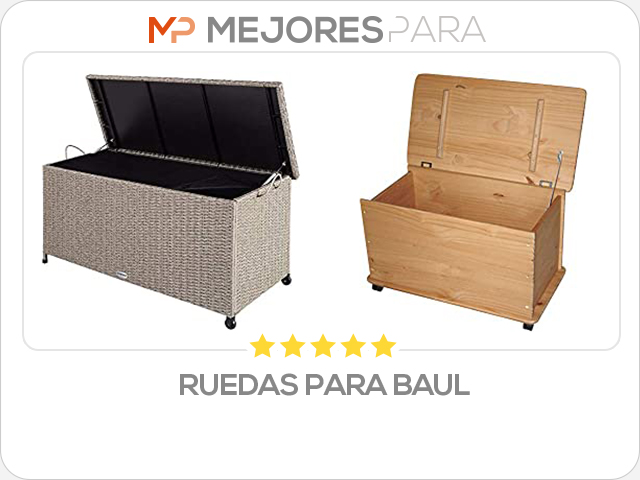 ruedas para baul