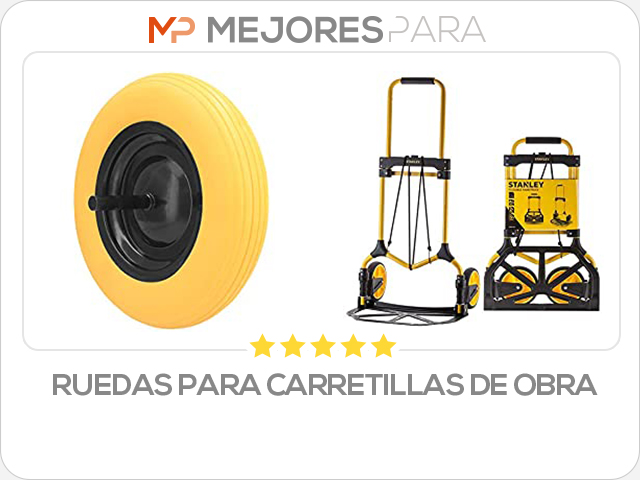 ruedas para carretillas de obra