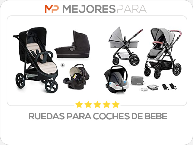 ruedas para coches de bebe