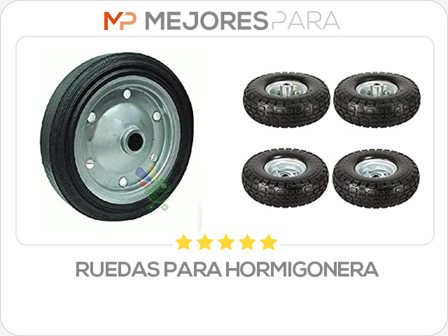 ruedas para hormigonera