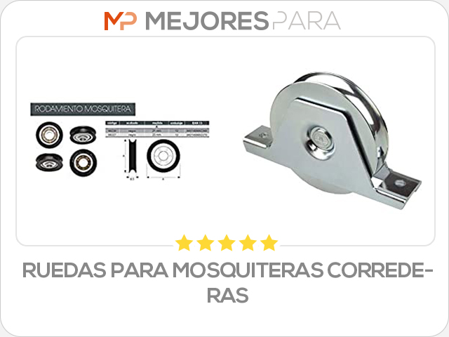 ruedas para mosquiteras correderas