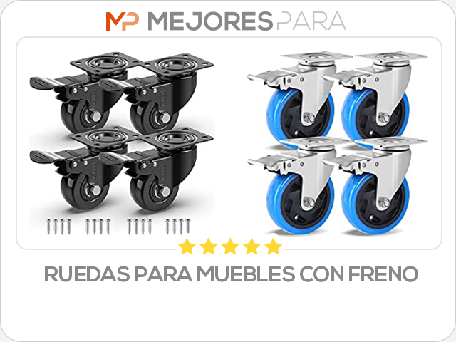 ruedas para muebles con freno