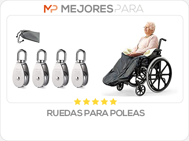 ruedas para poleas