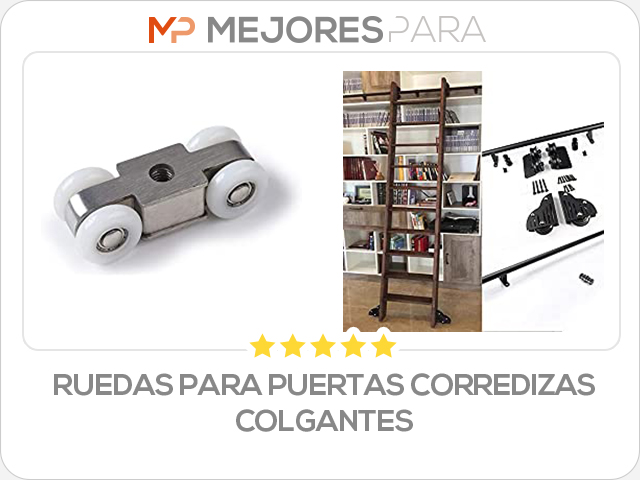 ruedas para puertas corredizas colgantes