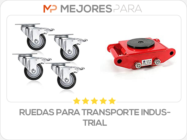 ruedas para transporte industrial