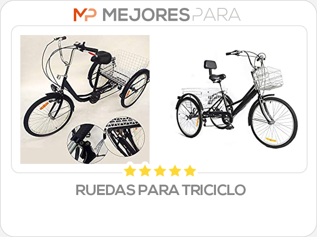 ruedas para triciclo