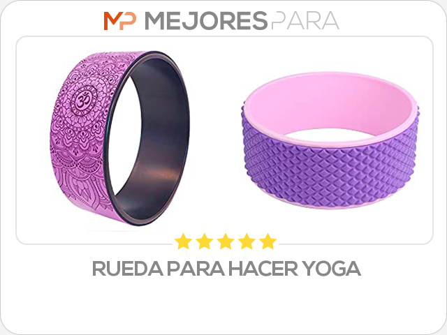 rueda para hacer yoga