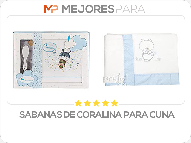 sabanas de coralina para cuna