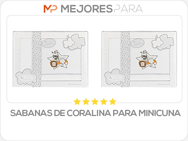 sabanas de coralina para minicuna