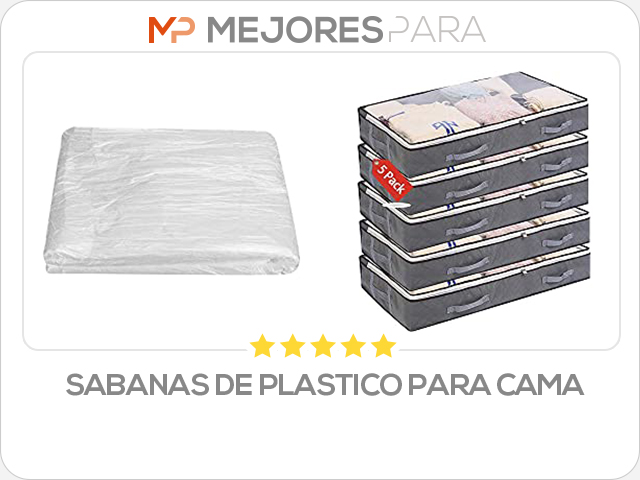 sabanas de plastico para cama