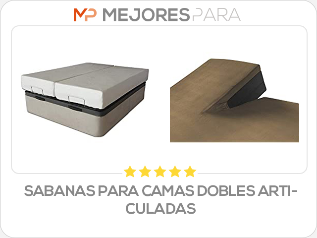 sabanas para camas dobles articuladas