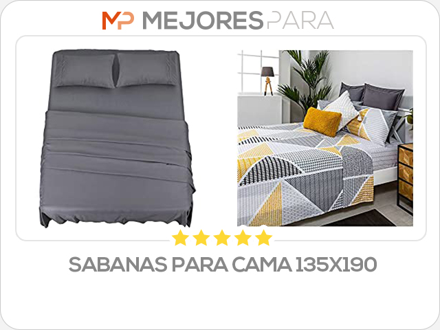 sabanas para cama 135x190