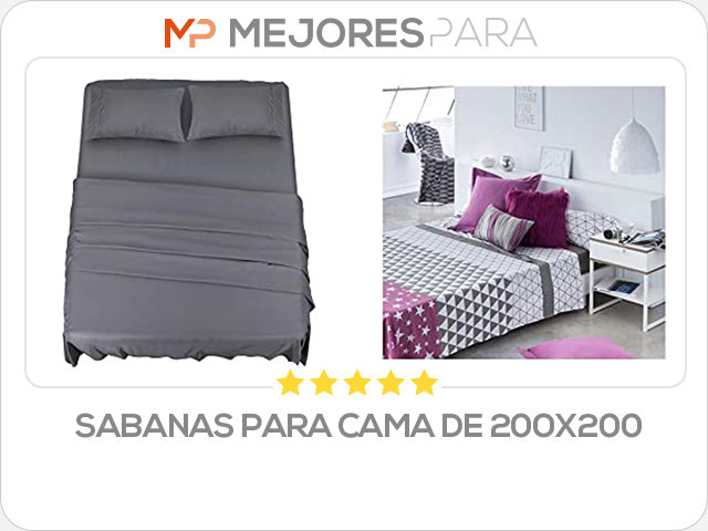 sabanas para cama de 200x200