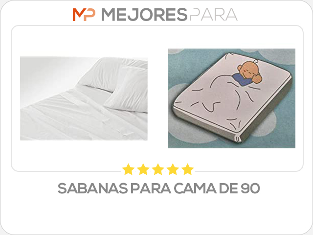 sabanas para cama de 90