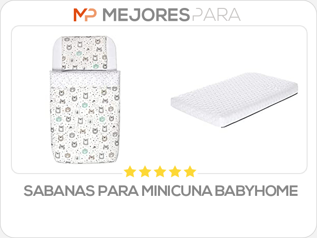 sabanas para minicuna babyhome