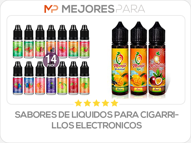 sabores de liquidos para cigarrillos electronicos