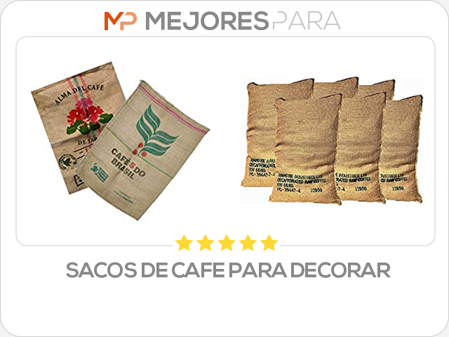 sacos de cafe para decorar