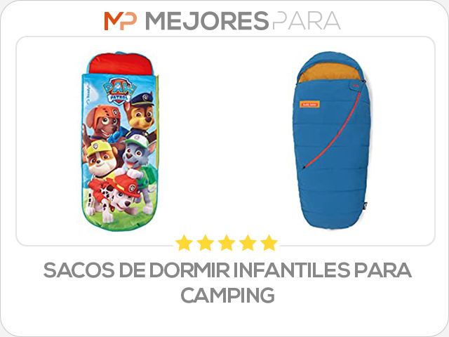 sacos de dormir infantiles para camping