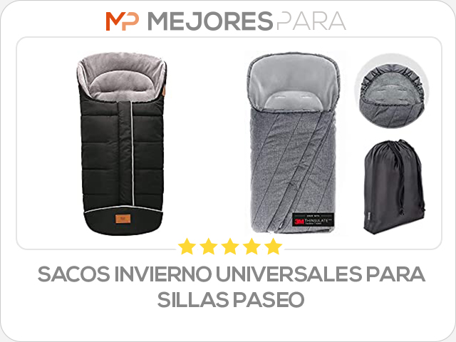 sacos invierno universales para sillas paseo