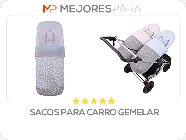 sacos para carro gemelar