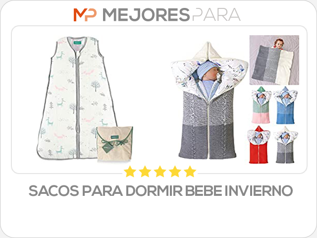 sacos para dormir bebe invierno