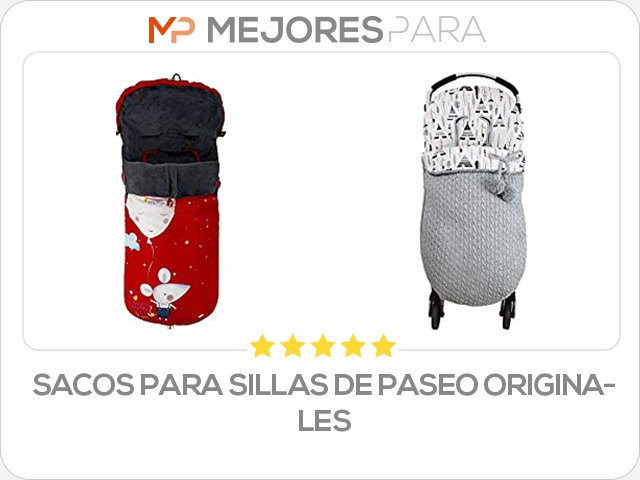 sacos para sillas de paseo originales