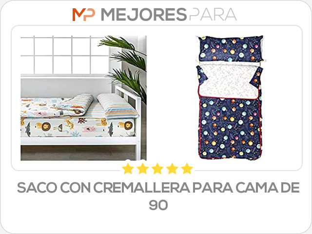 saco con cremallera para cama de 90