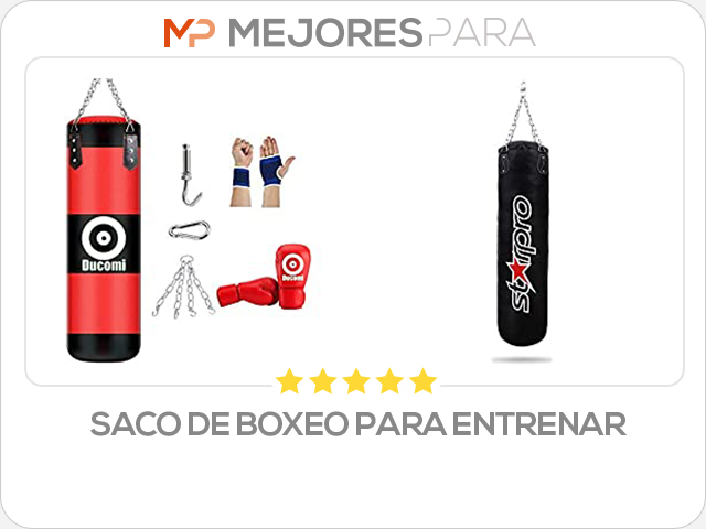 saco de boxeo para entrenar