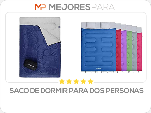 saco de dormir para dos personas