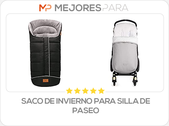 saco de invierno para silla de paseo