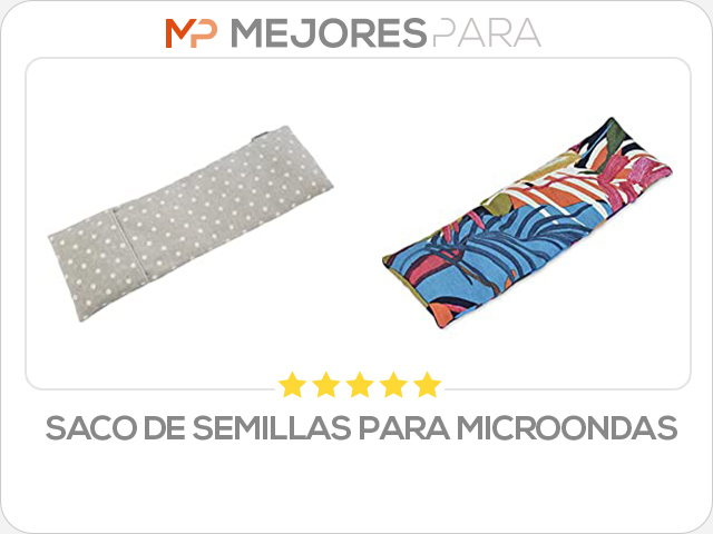 saco de semillas para microondas