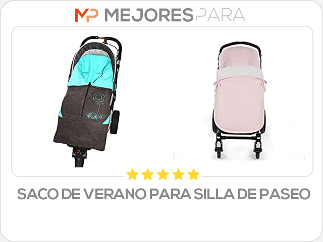 saco de verano para silla de paseo